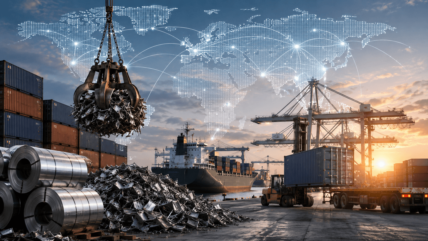 Global industrial scrap metal trading operations