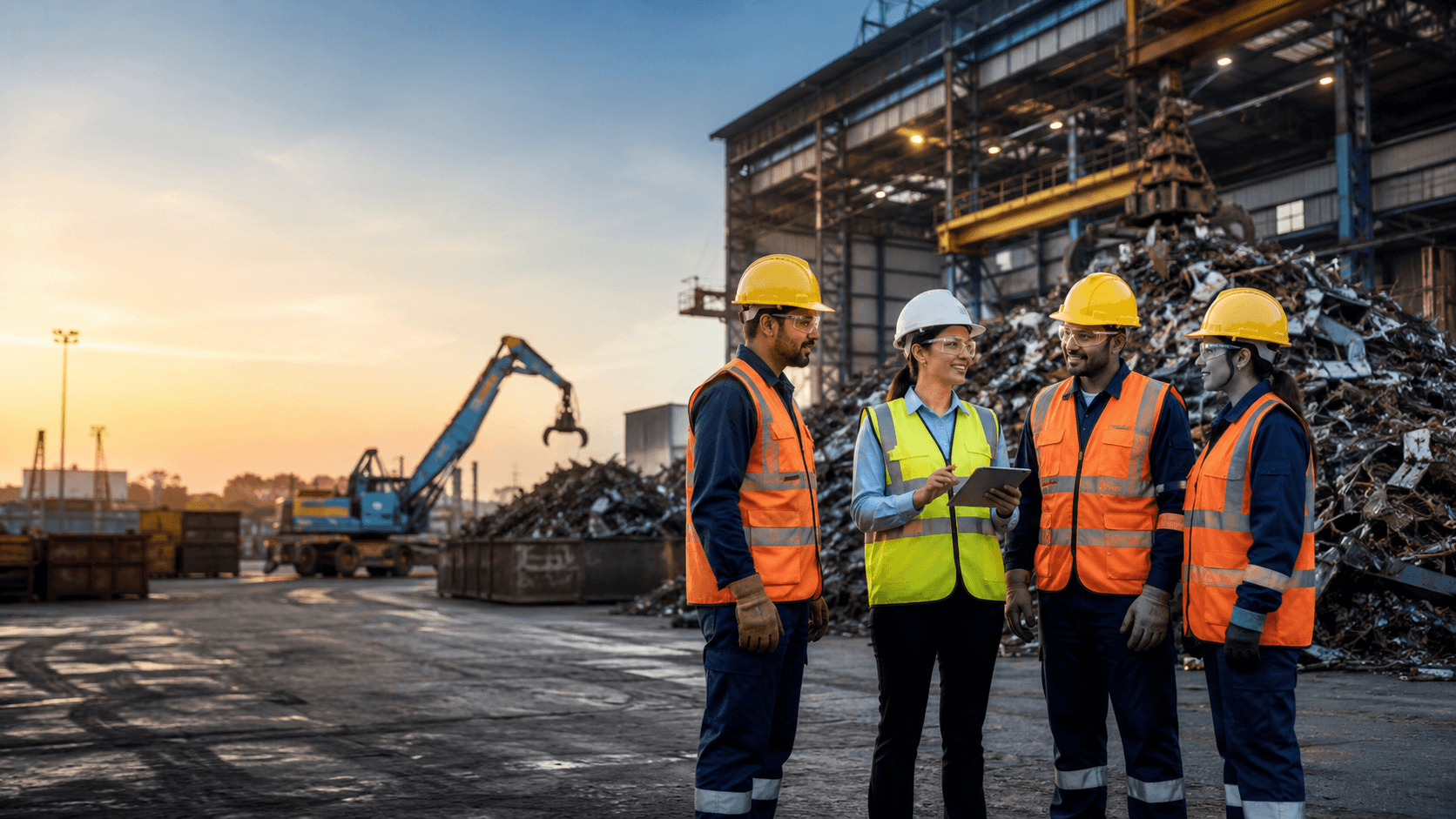 Popular Ispat industrial professionals working together